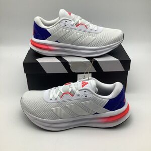 Adidas Galaxy 7 W Running Shoes White Blue Red‎ Womens Size 9 JI4605 New